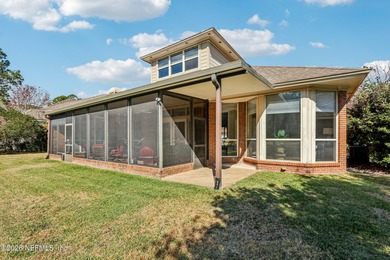 Stunning JA Long custom, all-brick home situated on the 17th on Eagle Harbor Golf Club in Florida - for sale on GolfHomes.com, golf home, golf lot