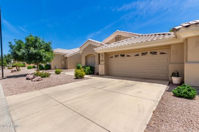 Enjoy the charm of this delightful 2-bedroom end-unit townhome! on Apache Wells Country Club in Arizona - for sale on GolfHomes.com, golf home, golf lot