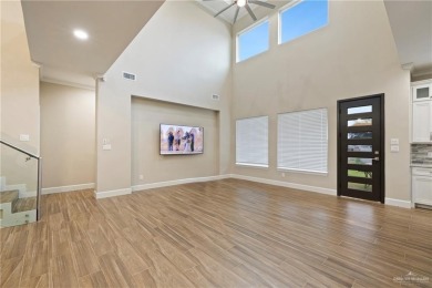 Experience luxury living in this stunning modern Spanish-style on Tierra Santa Golf Club in Texas - for sale on GolfHomes.com, golf home, golf lot