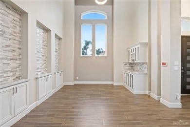 Experience luxury living in this stunning modern Spanish-style on Tierra Santa Golf Club in Texas - for sale on GolfHomes.com, golf home, golf lot