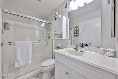 This updated home near the Sun Dial Recreation Center features a on Sun City Lakes West and East in Arizona - for sale on GolfHomes.com, golf home, golf lot