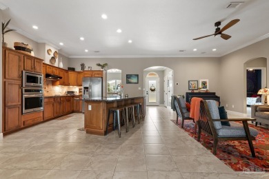 Welcome to this elevated Gulf Breeze retreat where timeless on Tiger Point Golf and Country Club in Florida - for sale on GolfHomes.com, golf home, golf lot