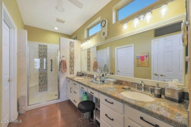 Welcome home to this extended Verde with upgrades in all of the on Sun City Grand Golf Couse and Club in Arizona - for sale on GolfHomes.com, golf home, golf lot