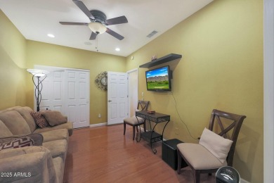 Welcome home to this extended Verde with upgrades in all of the on Sun City Grand Golf Couse and Club in Arizona - for sale on GolfHomes.com, golf home, golf lot