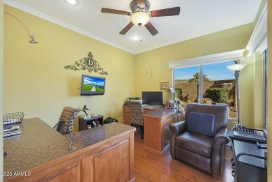 Welcome home to this extended Verde with upgrades in all of the on Sun City Grand Golf Couse and Club in Arizona - for sale on GolfHomes.com, golf home, golf lot