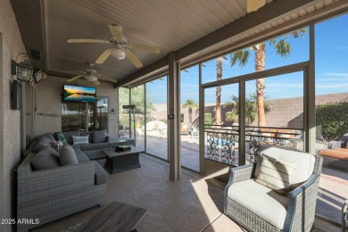 Welcome home to this extended Verde with upgrades in all of the on Sun City Grand Golf Couse and Club in Arizona - for sale on GolfHomes.com, golf home, golf lot