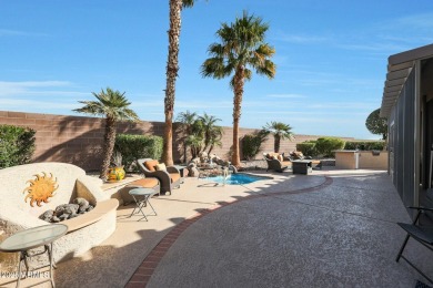 Welcome home to this extended Verde with upgrades in all of the on Sun City Grand Golf Couse and Club in Arizona - for sale on GolfHomes.com, golf home, golf lot