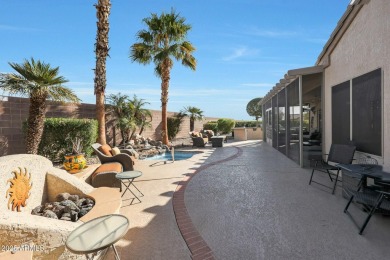 Welcome home to this extended Verde with upgrades in all of the on Sun City Grand Golf Couse and Club in Arizona - for sale on GolfHomes.com, golf home, golf lot