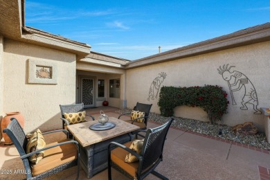 Welcome home to this extended Verde with upgrades in all of the on Sun City Grand Golf Couse and Club in Arizona - for sale on GolfHomes.com, golf home, golf lot