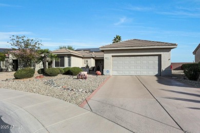 Welcome home to this extended Verde with upgrades in all of the on Sun City Grand Golf Couse and Club in Arizona - for sale on GolfHomes.com, golf home, golf lot