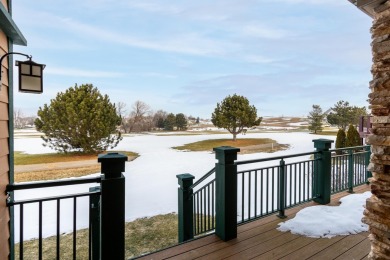 Nestled along the 18th Fairway, this pristine Crosswinds at on Hawks Landing Golf Club in Wisconsin - for sale on GolfHomes.com, golf home, golf lot