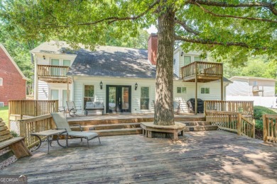 Lakefront Home on Large Level Lot with Covered Dock on Turtle Cove Golf Course in Georgia - for sale on GolfHomes.com, golf home, golf lot