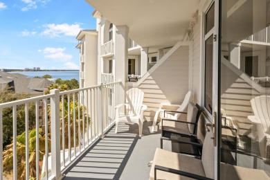 FREE COFFEE OR WINE ON THE BALCONY? Water views in this Charming on Sandestin Golf and Beach Resort - Raven in Florida - for sale on GolfHomes.com, golf home, golf lot