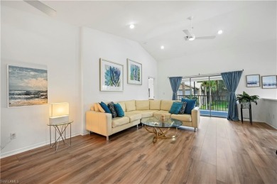 Step into this beautifully updated, turnkey furnished, 3-bedroom on Pelicans Nest Golf Club in Florida - for sale on GolfHomes.com, golf home, golf lot