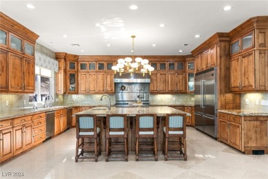 Experience luxury living in this palatial estate with over an on Southern Highlands Golf Club in Nevada - for sale on GolfHomes.com, golf home, golf lot