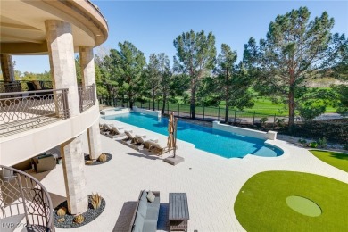 Experience luxury living in this palatial estate with over an on Southern Highlands Golf Club in Nevada - for sale on GolfHomes.com, golf home, golf lot