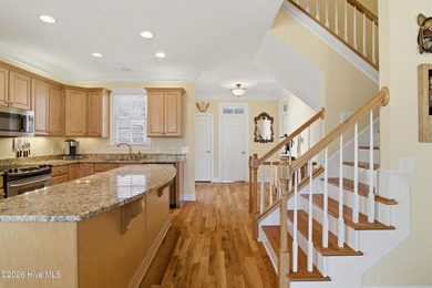 Welcome to life overlooking the first tee at Rivers Edge. Tucked on Rivers Edge Golf Club in North Carolina - for sale on GolfHomes.com, golf home, golf lot