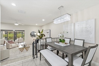 Wake up to soft morning light and tranquil lake views in this on Boca Lago Golf and Country Club in Florida - for sale on GolfHomes.com, golf home, golf lot