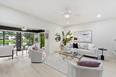 Wake up to soft morning light and tranquil lake views in this on Boca Lago Golf and Country Club in Florida - for sale on GolfHomes.com, golf home, golf lot