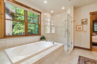 Elegant and distinctive, this Whispering Rock residence offers on Eagle Bend Golf Course in Montana - for sale on GolfHomes.com, golf home, golf lot