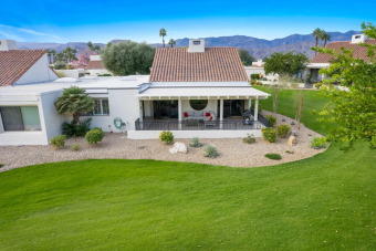 Updated, End Unit Golf Villa with Views and Owned Solar. Enter on Mission Hills Country Club - Dinah Shore in California - for sale on GolfHomes.com, golf home, golf lot