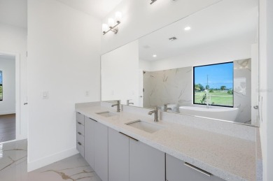 This exceptional new construction home, built by ONX Homes, is on Burnt Store Golf Club in Florida - for sale on GolfHomes.com, golf home, golf lot