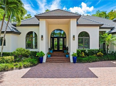 This completely reimagined estate spans over 6,000 square feet on Grey Oaks Golf and Country Club in Florida - for sale on GolfHomes.com, golf home, golf lot