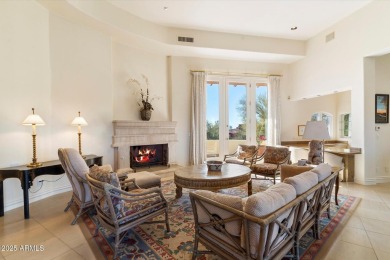 Welcome to this exquisite Santa Barbara style home located in on Troon Country Club in Arizona - for sale on GolfHomes.com, golf home, golf lot