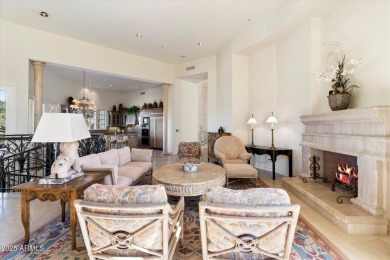 Welcome to this exquisite Santa Barbara style home located in on Troon Country Club in Arizona - for sale on GolfHomes.com, golf home, golf lot