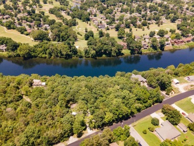 Stop Here and look at the view from this hilltop lot overlooking on Pointe Royale Village Country Club in Missouri - for sale on GolfHomes.com, golf home, golf lot