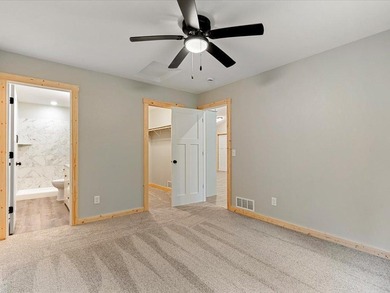 Check out this modern new home built by K Ecklund Construction on Deacons Lodge Golf Course in Minnesota - for sale on GolfHomes.com, golf home, golf lot