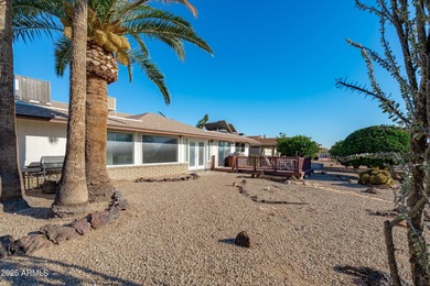 This well appointed three bedroom home sits on a beautiful golf on Sun City-Willow Creek / Willow Brook  in Arizona - for sale on GolfHomes.com, golf home, golf lot