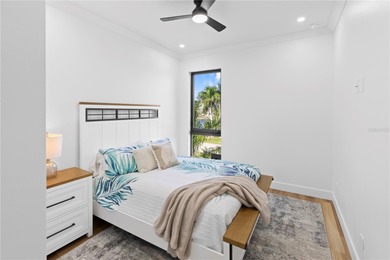 Experience contemporary living in this BRAND-NEW 2025 two-story on Saint Andrews South Golf Club in Florida - for sale on GolfHomes.com, golf home, golf lot