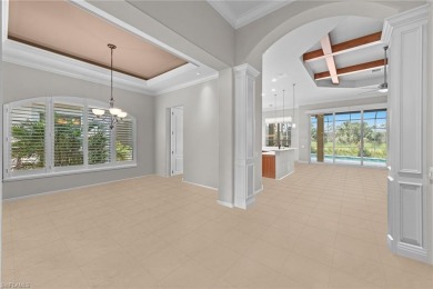 Welcome to this exceptional Porta Rosa villa, nestled within on Shadow Wood Preserve in Florida - for sale on GolfHomes.com, golf home, golf lot