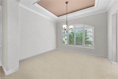 Welcome to this exceptional Porta Rosa villa, nestled within on Shadow Wood Preserve in Florida - for sale on GolfHomes.com, golf home, golf lot