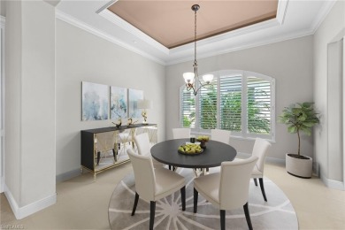 Welcome to this exceptional Porta Rosa villa, nestled within on Shadow Wood Preserve in Florida - for sale on GolfHomes.com, golf home, golf lot