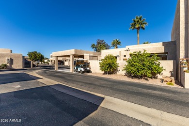 Enjoy relaxed living in this charming patio home positioned on Fountain of the Sun Country Club in Arizona - for sale on GolfHomes.com, golf home, golf lot