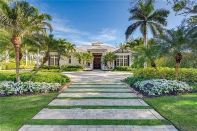In the heart of the Moorings sits a picture-perfect single story on The Moorings Country Club in Florida - for sale on GolfHomes.com, golf home, golf lot
