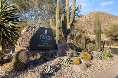 Beautifully updated home located in the exclusive guard-gated on Troon Country Club in Arizona - for sale on GolfHomes.com, golf home, golf lot
