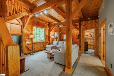 Discover mountain living at its finest with this timeless timber on The Cliffs at Glassy Golf and Country Club in South Carolina - for sale on GolfHomes.com, golf home, golf lot