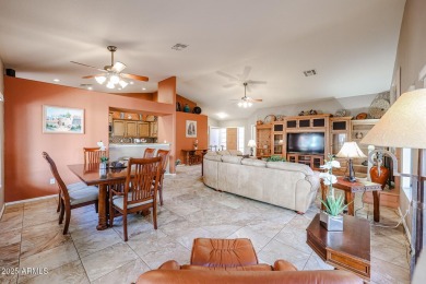 Beautiful, Extended Greenbriar with Golf Cart Garage plus OWNED on Eagles Nest at Pebble Creek in Arizona - for sale on GolfHomes.com, golf home, golf lot