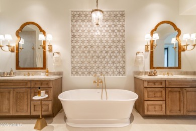 Experience your own private sanctuary in this stunning two-story on The Country Club At DC Ranch in Arizona - for sale on GolfHomes.com, golf home, golf lot