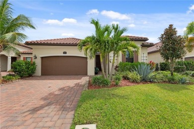 This highly desirable Maria model showcases a wide eastern lake on Bonita National Golf Course in Florida - for sale on GolfHomes.com, golf home, golf lot
