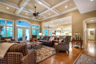 Southern Living home designed by Mitch Ginn. Great room open to on Riverside Country Club in Alabama - for sale on GolfHomes.com, golf home, golf lot