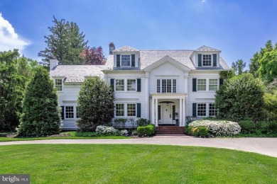 Elegance and sophistication define this magnificent estate on Moorestown Field Club in New Jersey - for sale on GolfHomes.com, golf home, golf lot