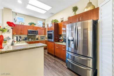 Beautifully maintained Sun City Summerlin gem on a PREMIUM on Highland Falls Golf Club in Nevada - for sale on GolfHomes.com, golf home, golf lot