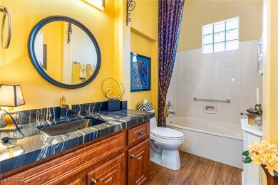 Beautifully maintained Sun City Summerlin gem on a PREMIUM on Highland Falls Golf Club in Nevada - for sale on GolfHomes.com, golf home, golf lot