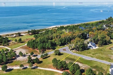 LOCATION! Homesite 21 offers a fantastic view overlooking the on Bay Creek Golf Club in Virginia - for sale on GolfHomes.com, golf home, golf lot