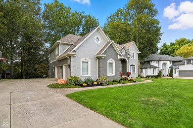 Custom built home in desired Woods of Gray Eagle on a beautiful on  in Indiana - for sale on GolfHomes.com, golf home, golf lot