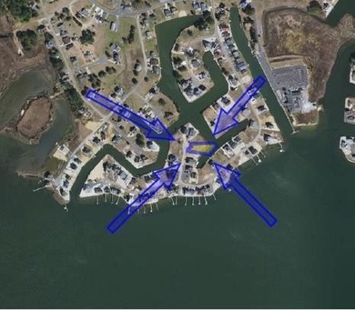 Breathtaking views of the Chincoteague Bay, a front row seat to on Captains Cove Golf and Yacht Club in Virginia - for sale on GolfHomes.com, golf home, golf lot